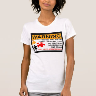 PMS warning female period, PMT, jigsaw puzzle T-Shirt