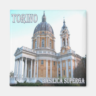 PMT007 TURIN Basilica Superga, Italy, Fridge Magnet
