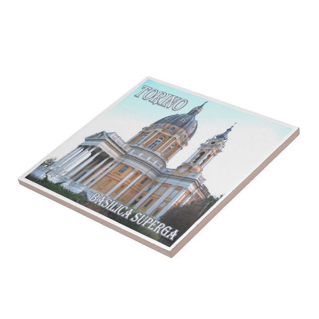 PMT007 TURIN Basilica Superga, Italy, Tile (Side)