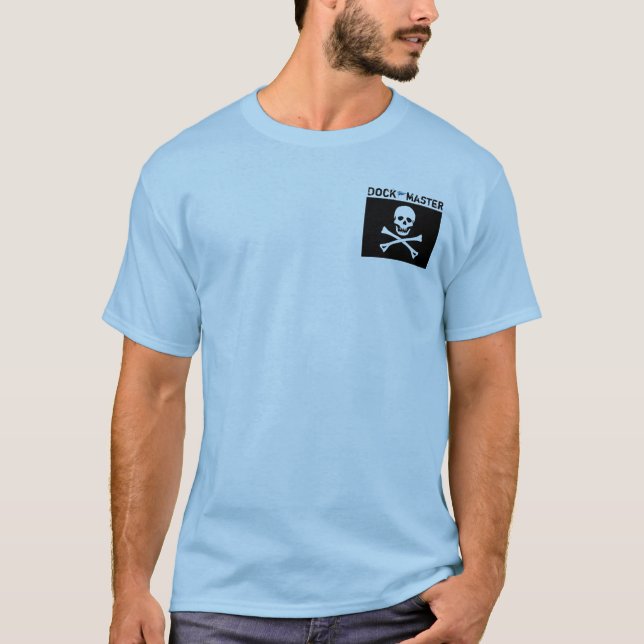 PMYC Dock Master - with Pirate flag T-Shirt (Front)