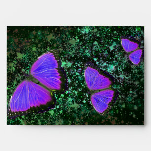 PN 16 Purple Butterflies Envelope