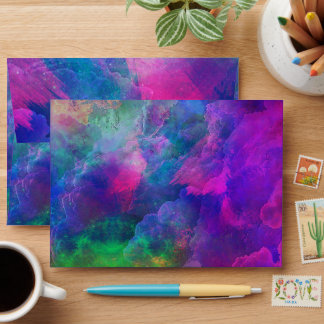 PN 36 Colourful Clouds Envelope