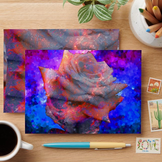 PN 39 Firecracker Rose Envelope (Desk)