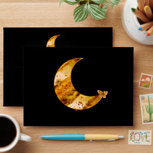 PN 40 Golden Moon with Butterflies Envelope