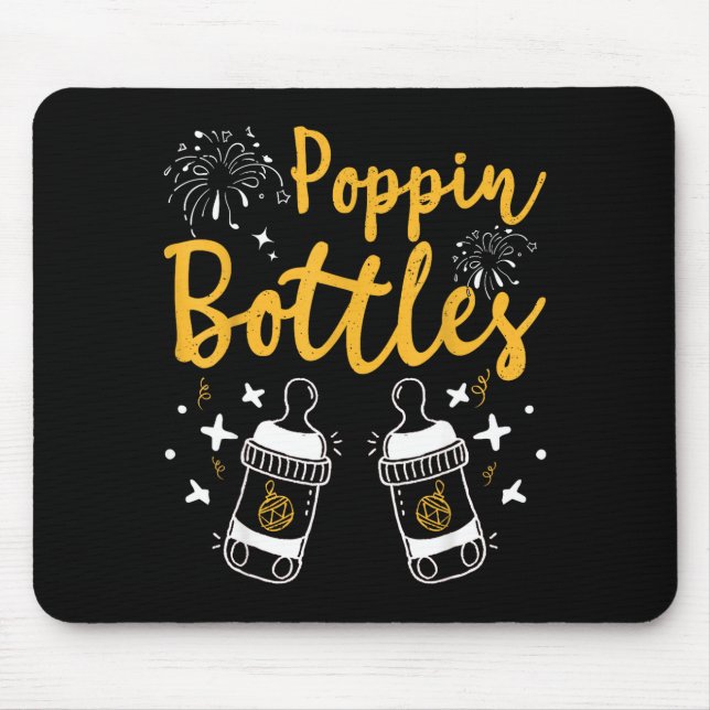 Pn Bottles For New Year Cu Er Nurse Christmas Baub Mouse Mat (Front)