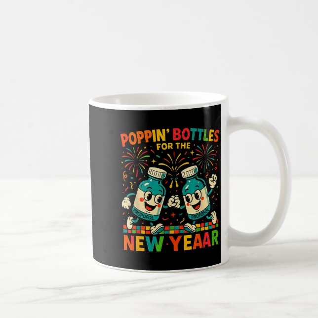 Pn’ Bottles For The New Year Funny Nurse Medical G Coffee Mug (Right)