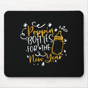 Pn Bottles For The New Year Happy New Years Eve Pa Mouse Mat