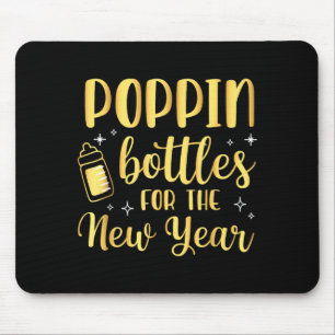Pn Bottles For The New Year Pregnancy Announcement Mouse Mat