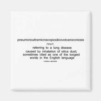 Pneumonoultramicroscopicsilicovolcanoconiosis Magnet