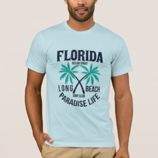 —Pngtree—florida ocean spirit long beach T-Shirt