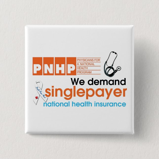 PNHP Square Button (Front)