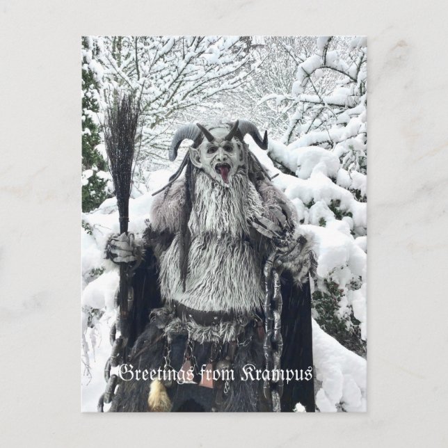 PNW Krampus Postcard (Front)