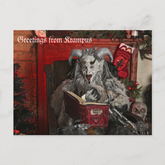PNW Krampus Postcard (Front)