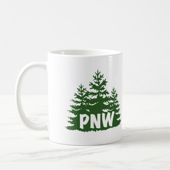 PNW Trees Mug (Left)