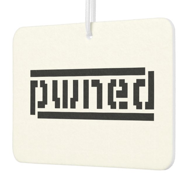 pnwed car air freshener (Left)