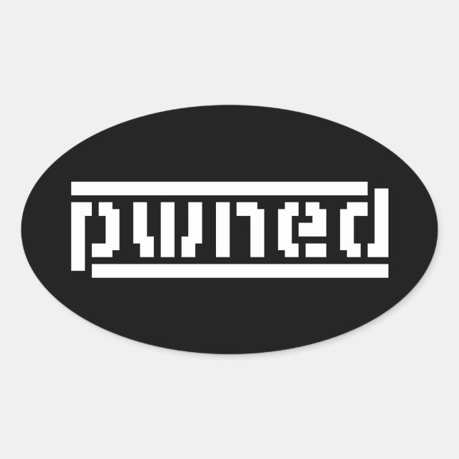 pnwed oval sticker (Front)