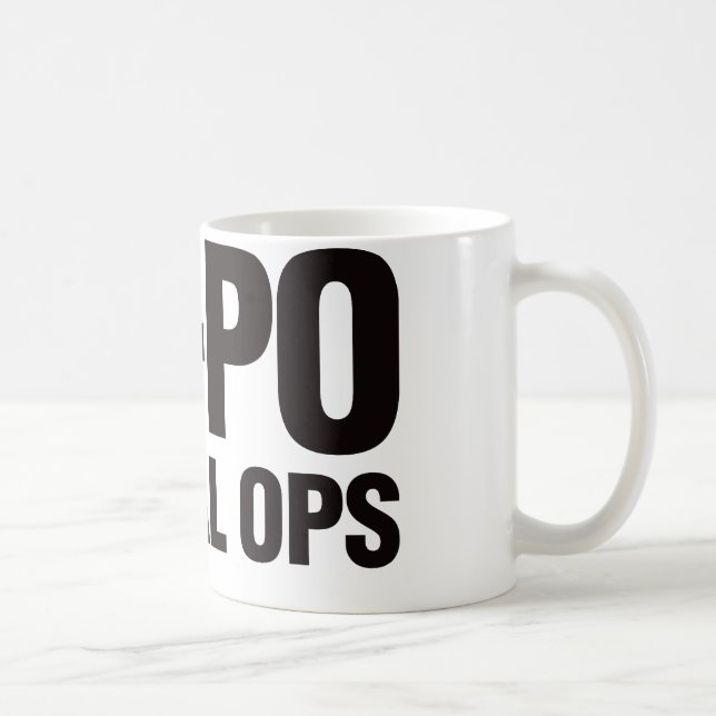 Po-Po Special Ops Coffee Mug (Right)