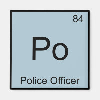 Po - Police Officer Chemistry Element Symbol Tee