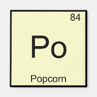 Po - Popcorn Funny Chemistry Element Symbol Tee