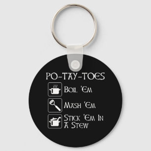 Po-Tay-Toes Key Ring