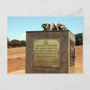 poach end postcard