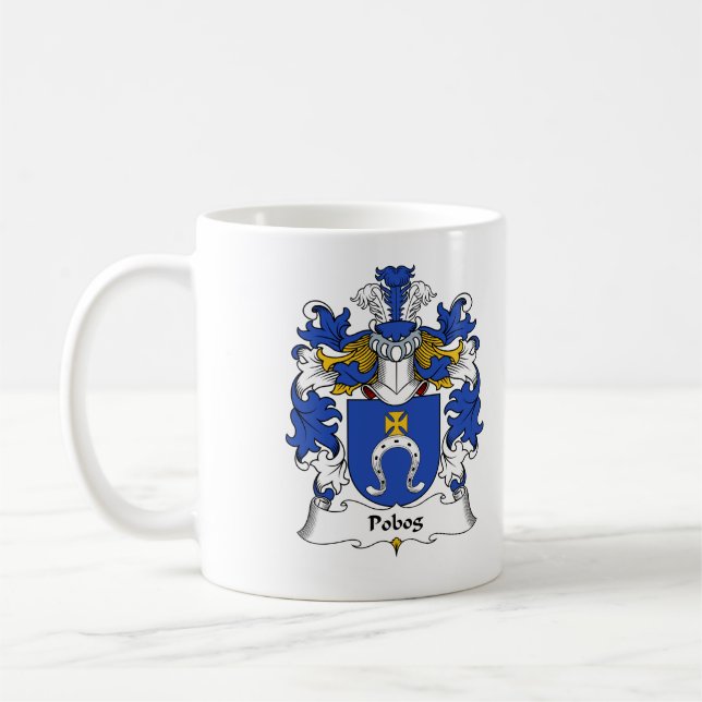 Pobog Family Crest Coffee Mug (Left)