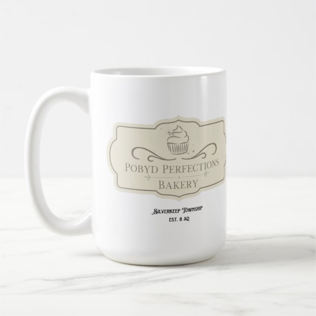 Pobyd Perfections Bakery Mug (Left)