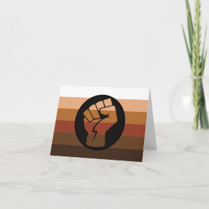 POC Pride Flag Thank You Card