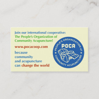 POCA/Your clinic business card