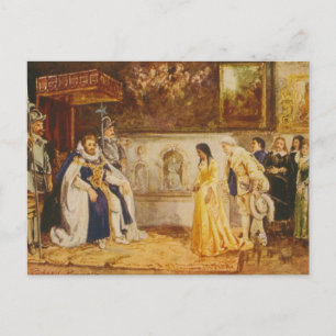 Pocahontas at the Court of King James by Rummels Postcard