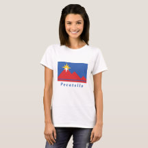 Pocatello Idaho City Flag Women's T-Shirt