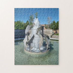 Pocatello Simplot Square Fountain Jigsaw Puzzle