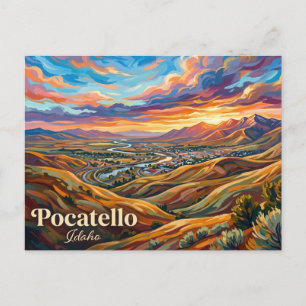 Pocatello USA Postcard