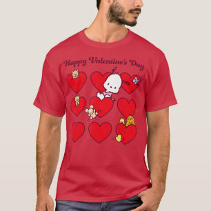 Pochacco Happy Valentines Day  T-Shirt