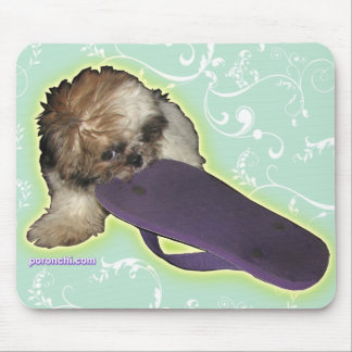 Pochi and Purple Sandals Mouse Mat
