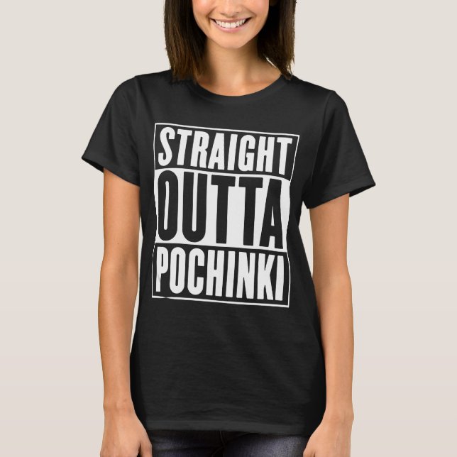 Pochinki PUBG PlayerUnknown_s Battlegrounds Winner T-Shirt (Front)