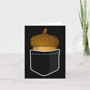 Pocket Acorn - Oak Nuts Fall Plants Nature Tee  Card
