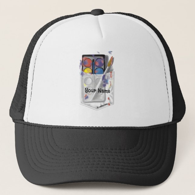 Pocket Artist Trucker Hat (Front)