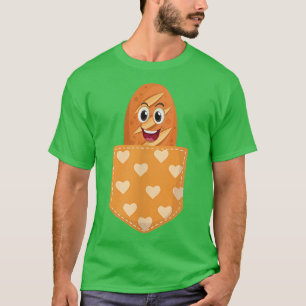 Pocket Baking Flour Rolling Pin Cake Bread T-Shirt