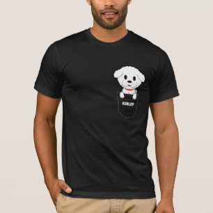 Pocket Bichon Frisé puppy cute dog T-Shirt