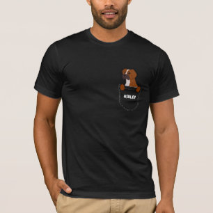 Pocket Boxer puppy cute dog T-Shirt