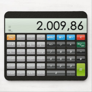 Pocket calculator App Mouse Mat