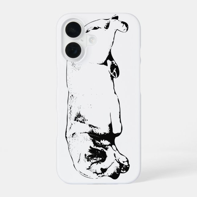 Pocket Calm, Senior Lab iPhone 16 Case (Back)