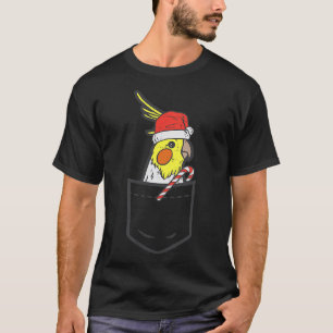 Pocket Cockatiel Dog Christmas Pajamas Xmas PJs Bi T-Shirt