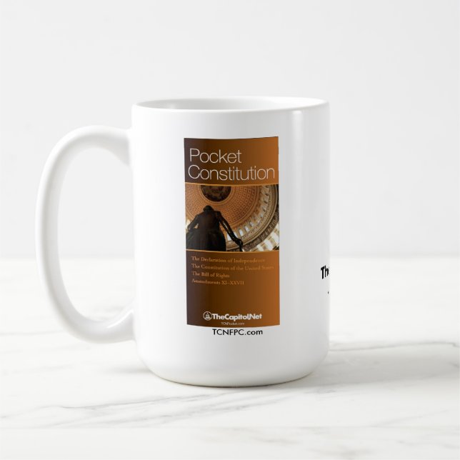 Pocket Constitution mug (Left)