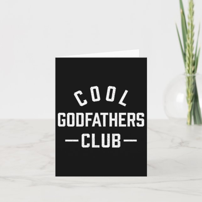 Pocket Cool Godfathers Club Best Dad Ever Retro Fa Card (Front)