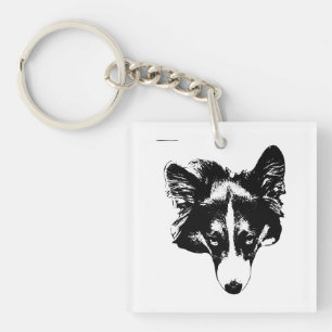 pocket corgi glance key ring
