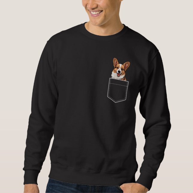 Pocket Corgi  Sweatshirt (Front)