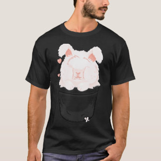 Pocket Cute Angora Rabbit  T-Shirt