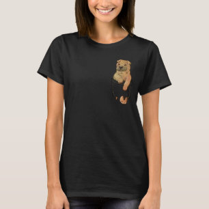 Pocket Cute Shar Pei Puppy Dog T-Shirt